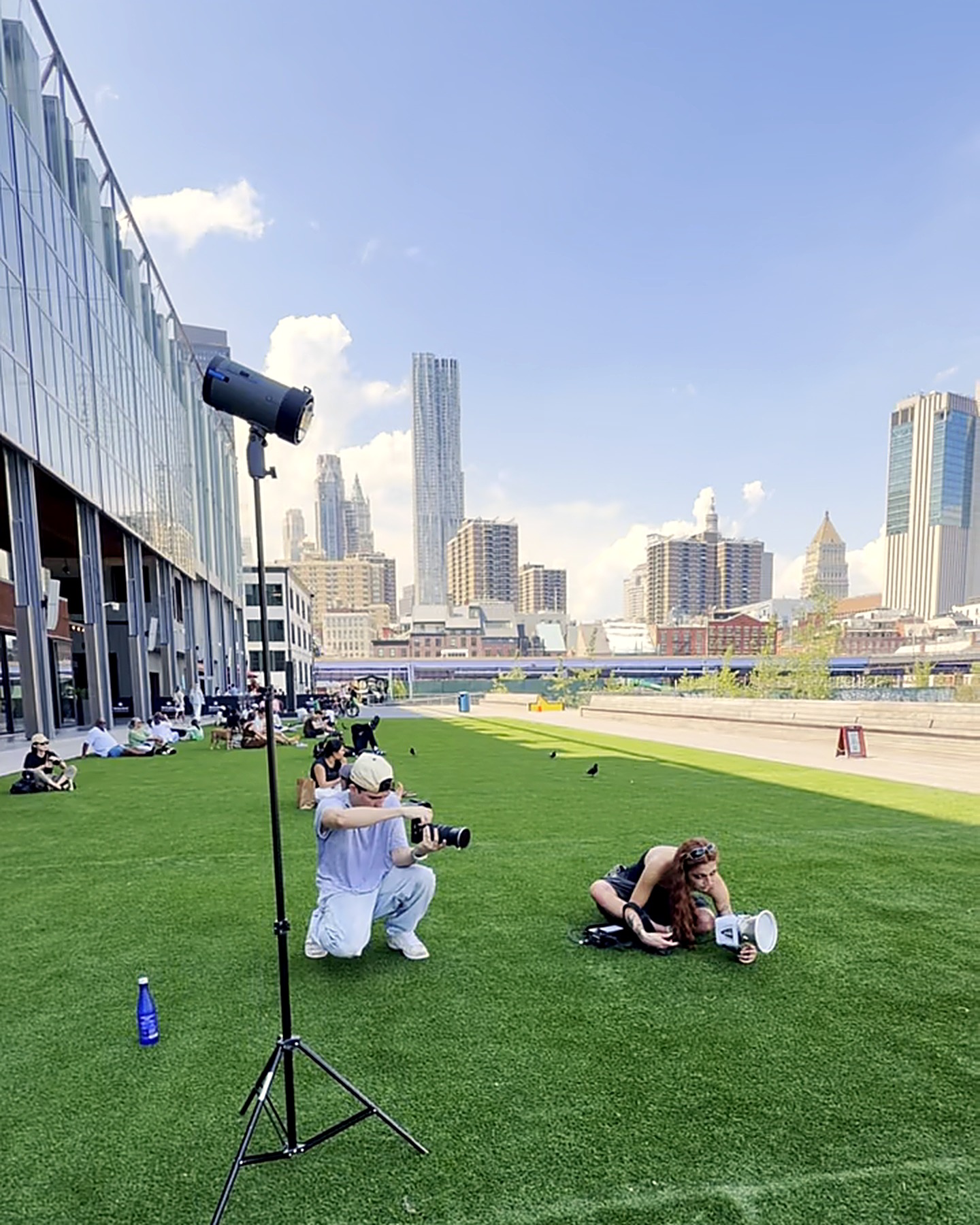 Behind the scenes — OG Productions on a shoot in New York